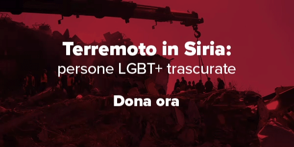 Terremoto in Siria: persone LGBT+ trascurate